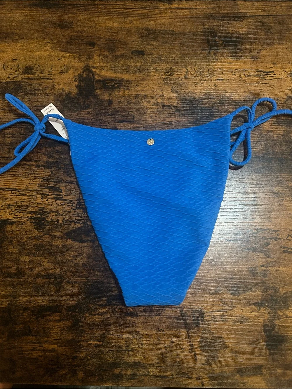 Victoria's Secret Royal Blue Tie-Side Bikini Bottom X SMALL